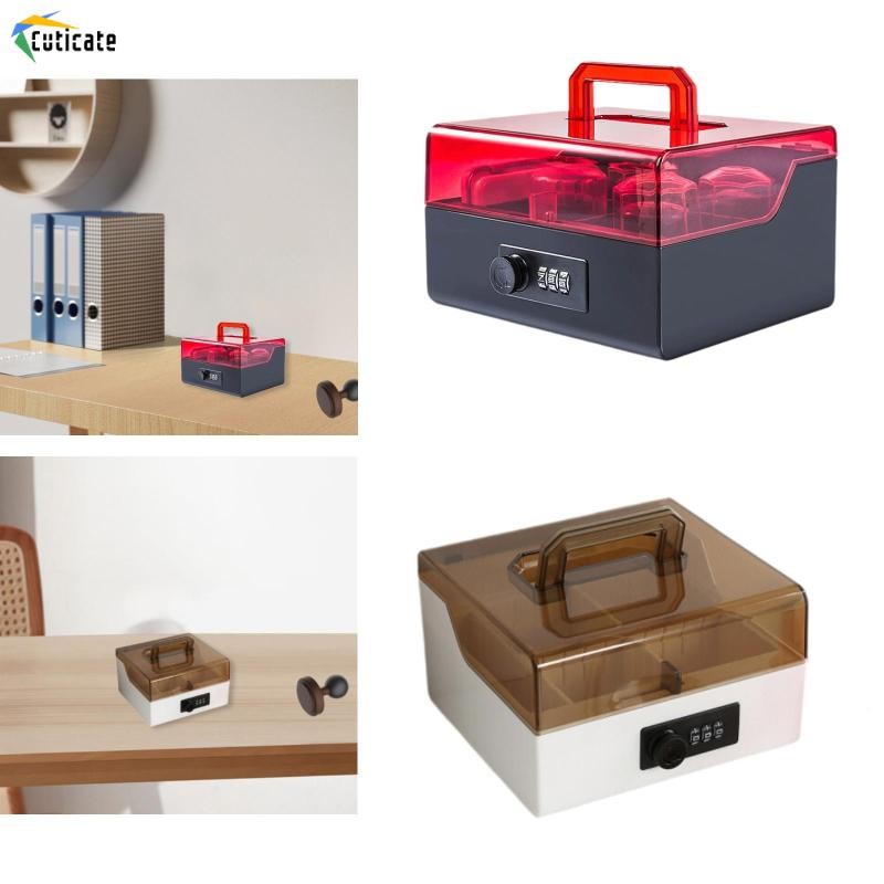 Hộp đựng con dấu chuyên nghiệp Nhẹ sành điệu với hộp khóa kết hợp trong suốt cho văn phòng