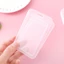Giá đỡ huy hiệu thẻ ID SAMO, Giá đỡ thẻ trong suốt dọc trong suốt Mini, Phụ kiện di động ABS Hình chữ nhật Pass Vỏ thẻ làm việc