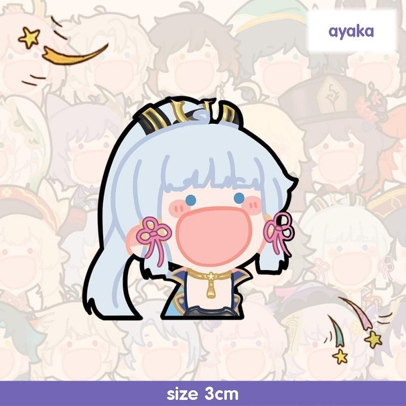 (3CM) Mô hình nhân vật GENSHIN IMPACT ver HÉT game anime chibi standee mica acrylic