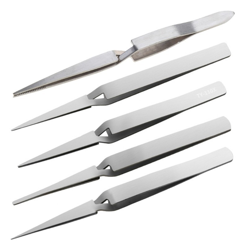 Nhíp hàn ngược POP Đầu nhọn chống từ tính Nhíp Dụng cụ cầm tay
