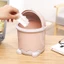 Thùng rác nắp lật hình gấu trúc đáng yêu 20.7x12.5cm