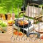 FUHUIOT 20 Chiếc Kim Ngỗng Rang, Xiên Kabob Có Thể Tái Sử Dụng Thép Không Gỉ Thịt Nướng Xiên, Xiên BBQ Vòng 20 / 25 / 30cm Bền Ngoài Trời