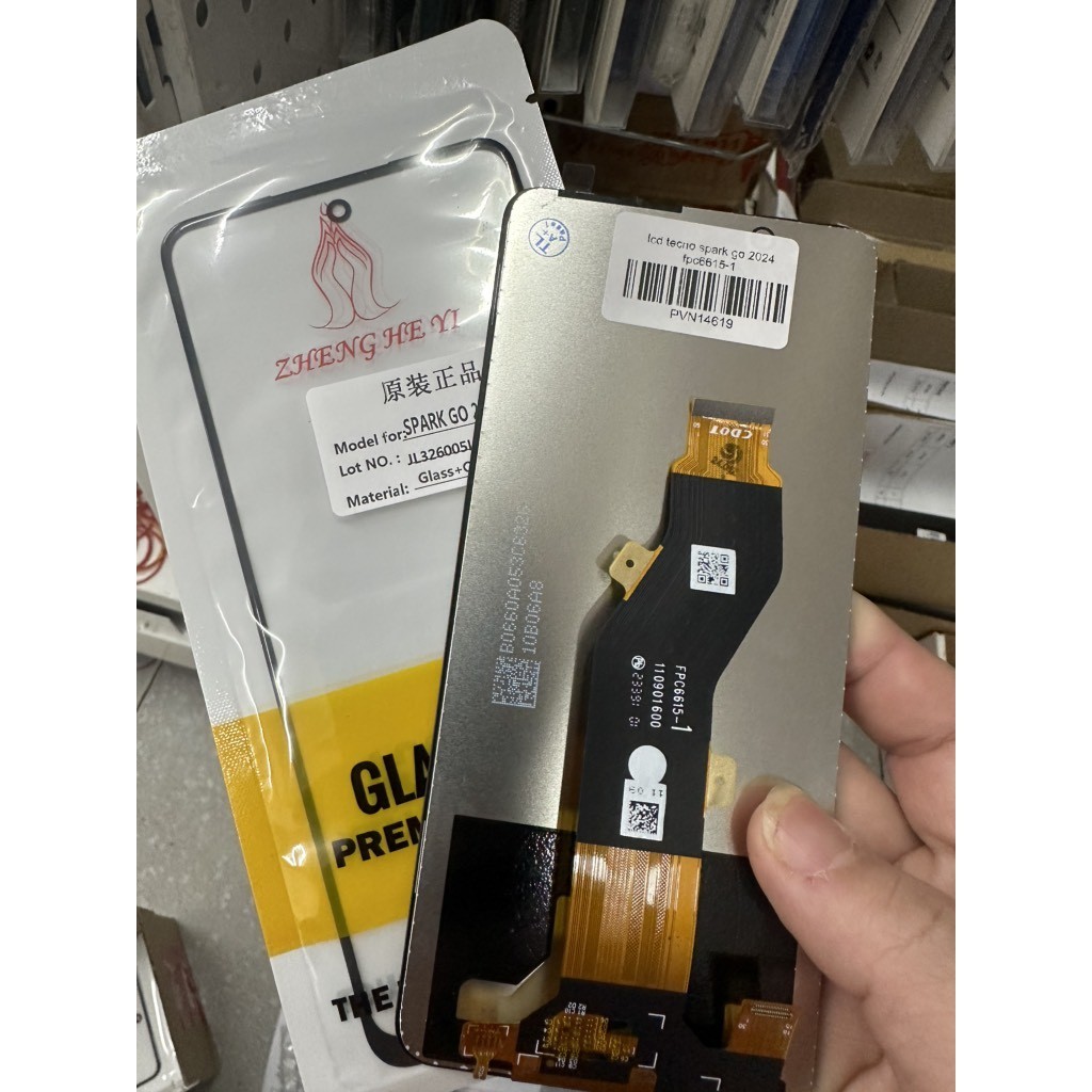 kính tecno spark go 2024 /spark 20c/spark 20 liền keo dùng cho thợ ép