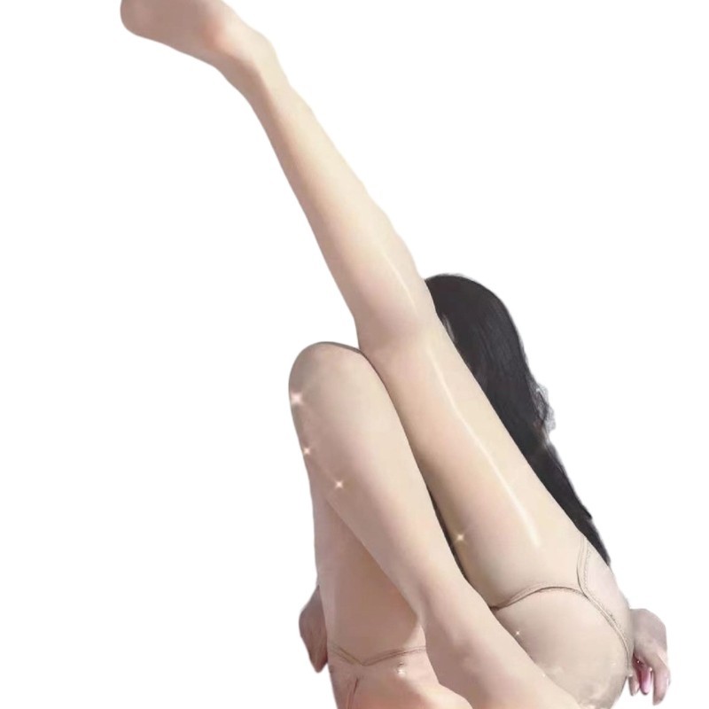 Vua Nữ Dầu Chắc Chắn Đùi Quần Vớ Có Ren Garter Thắt Lưng Mở Đáy Nhìn Xuyên Qua Quần Lót