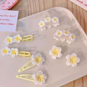 Set 2/5 Kẹp Tóc Hoa Hình Dễ Thương Phong Cách Hàn Quốc Cho Bé Gái