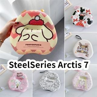 [imamura] Dành Cho Vỏ Tai Nghe SteelSeries Arctis 7 Hoạt Hình Phong Cách Tươi Tai Nghe Tai Nghe Tai Nghe Tai Nghe Túi Bảo Quản Hộp Đựng