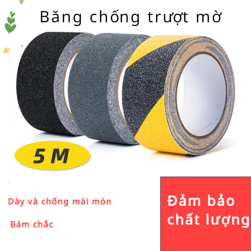 Băng chống trượt dài 5 mét, độ nhám cao, ma sát cao, tránh trượt, một nhãn dán trong một thời gian dài