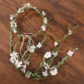 Băng đô NCE Crown - phụ kiện tóc kiểu bohemian với vòng hoa mây, phù hợp cho cô dâu trong ngày cưới