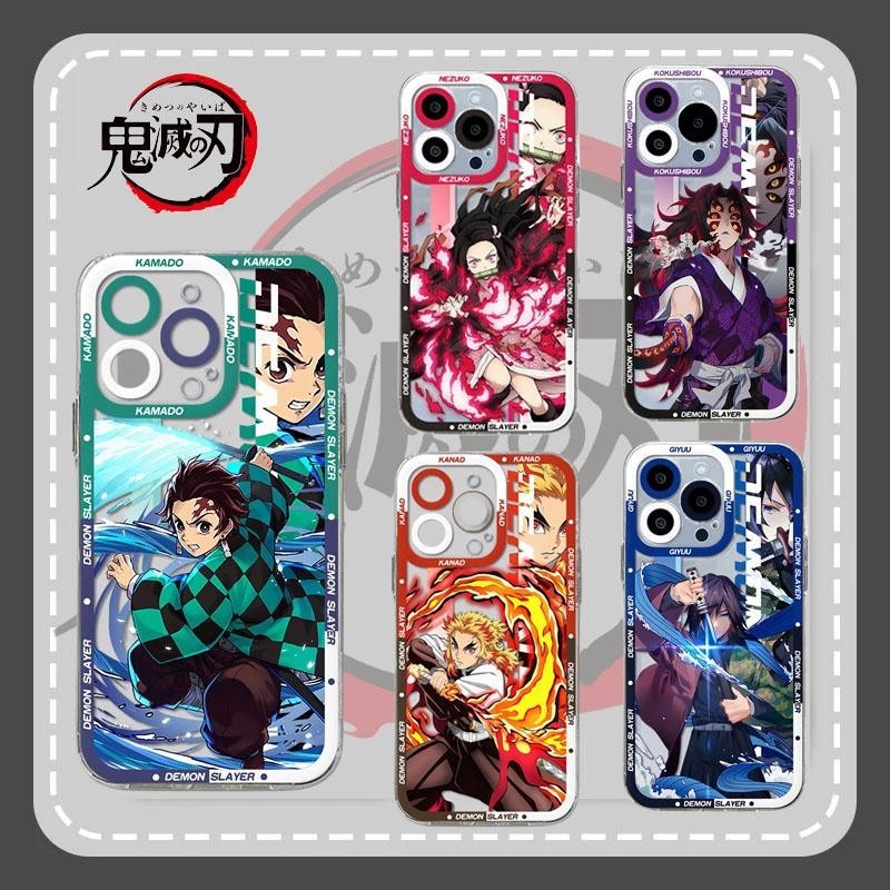 Ốp Lưng Cho OPPO A38 A18 A57 2022 A78 A79 A15 A15S A16 A16K A17 A5S A3S A94 A74 RENO 11 Pro 11F 5 6 Lite 7Z 8Z Anime Demon Slayer Mềm Trong Suốt Nhật Bản Ốp Điện Thoại