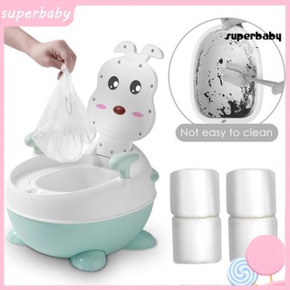 [Superbaby] 100 Cái / 10 Cuộn Dùng Một Lần Cho Bé Trẻ Em Bô Túi Đựng Ghế Vệ Sinh Túi Lót Ghế