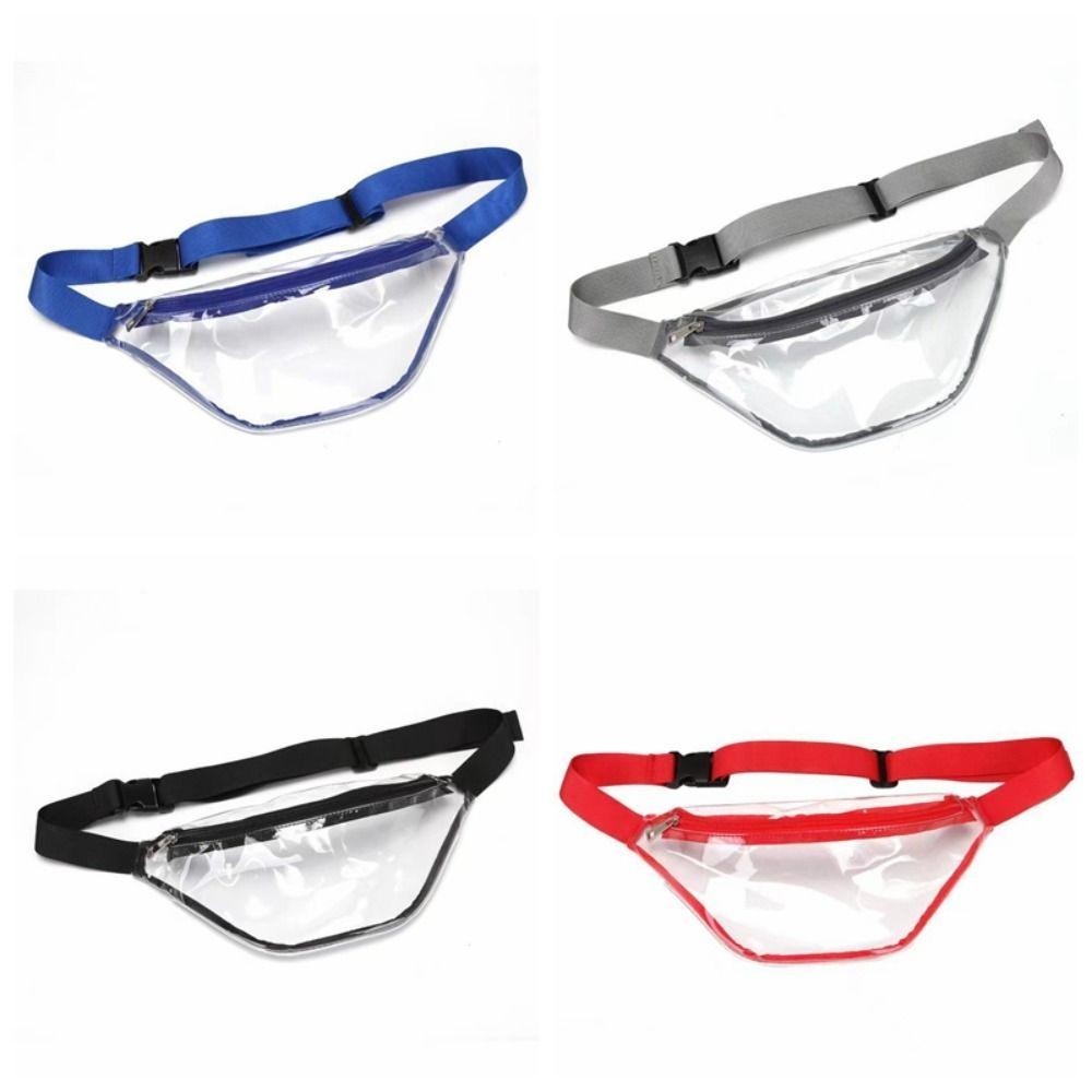 Túi HOBBYIN Fanny Pack, Túi đựng điện thoại PVC chống thấm nước, có dây đeo thắt lưng trong suốt Gói thắt lưng nổi trong suốt
