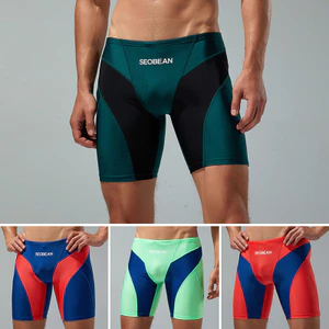 Nam Quần Short Bơi Chặt Chuyên Nghiệp Nhanh Khô Quần Bơi Dành Cho Nam Plus Kích Thước Bơi Quần Ngắn Nam Đồ Bơi Lướt Sóng Jammer