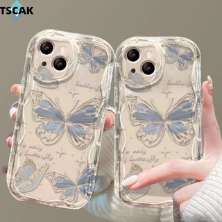 Dành Cho Samsung A23 A24 A25 A32 A33 A34 A35 A50 A50S A30S A51 A52 A52S A53 A54 A55 A72 A73 M34 J7 Prime Vỏ Điện Thoại Bướm Thời Trang Mềm Trong Suốt Bảo Vệ