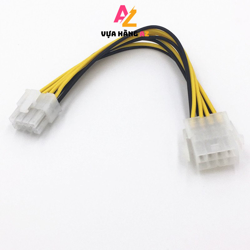 Dây cáp nối dài nguồn CPU 8 Pin đực sang 8 pin cái dài 20cm (SP000339 ...