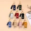 Bình rửa tay JKDESIGN, Hộp đựng nước rửa tay có móc khóa chống rò rỉ, Chai bóp da di động đa năng