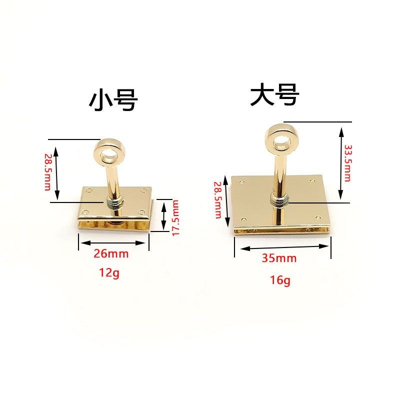 Khóa xoắn túi xách cao cấp phụ kiện phần cứng cho túi nữ, dùng cho túi Kelly, handmade