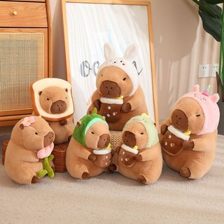 Kapibara Cross-Dressing Unicorn Capybara Búp bê sang trọng Bánh mì Capybara