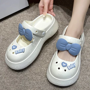 Giày nữ Mary Jane mùa hè, dép sandal EVA, giày nhà, dép đi trong nhà cho nữ