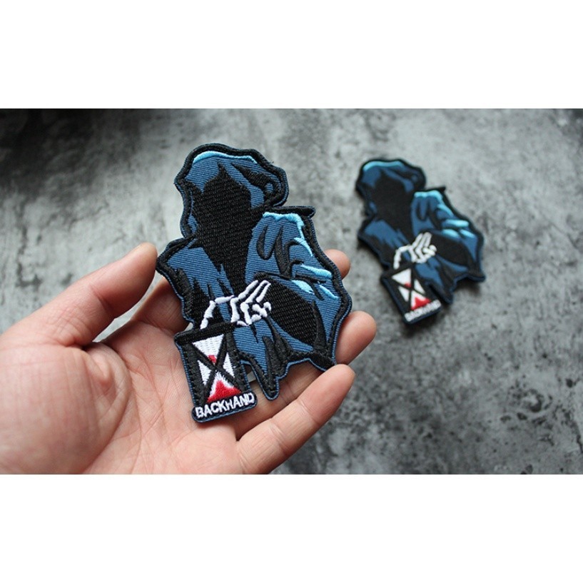 Patch_miếng dán velcro vải tử thần_tactical