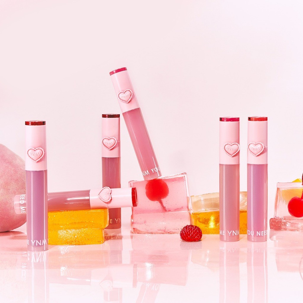Ảnh Son Tint Bóng Căng Mọng Kèm Đầu Tán Son Và Bền Màu YNM Heart Jelling Tint 2.6g - Daily Beauty 3