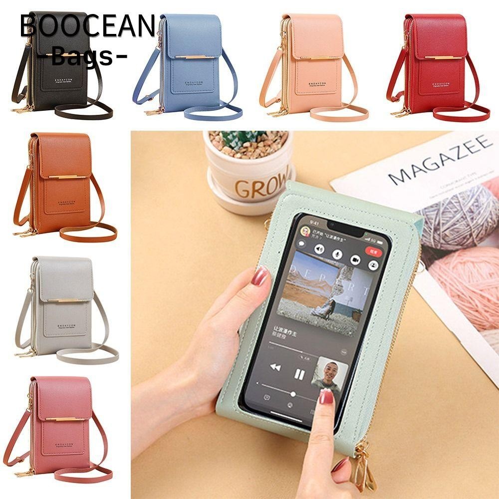 BOOCEAN Túi đựng điện thoại màn hình cảm ứng Túi xách nữ RFID chất lượng cao