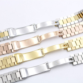 Cho 20mm Rolex DATEJUST Chủ tịch Năm Thánh Dây Đồng Hồ Dây Đeo Chắc Chắn Cong Đầu Vít Liên Kết Vòng Tay