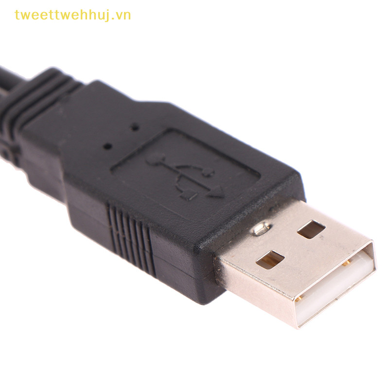 Nhíp 1 15 / 30cm Nam Cắm Vào 2 Nữ Ổ Cắm USB 2.0 Dây Nối Dài Bộ Chuyển Đổi Nguồn VN