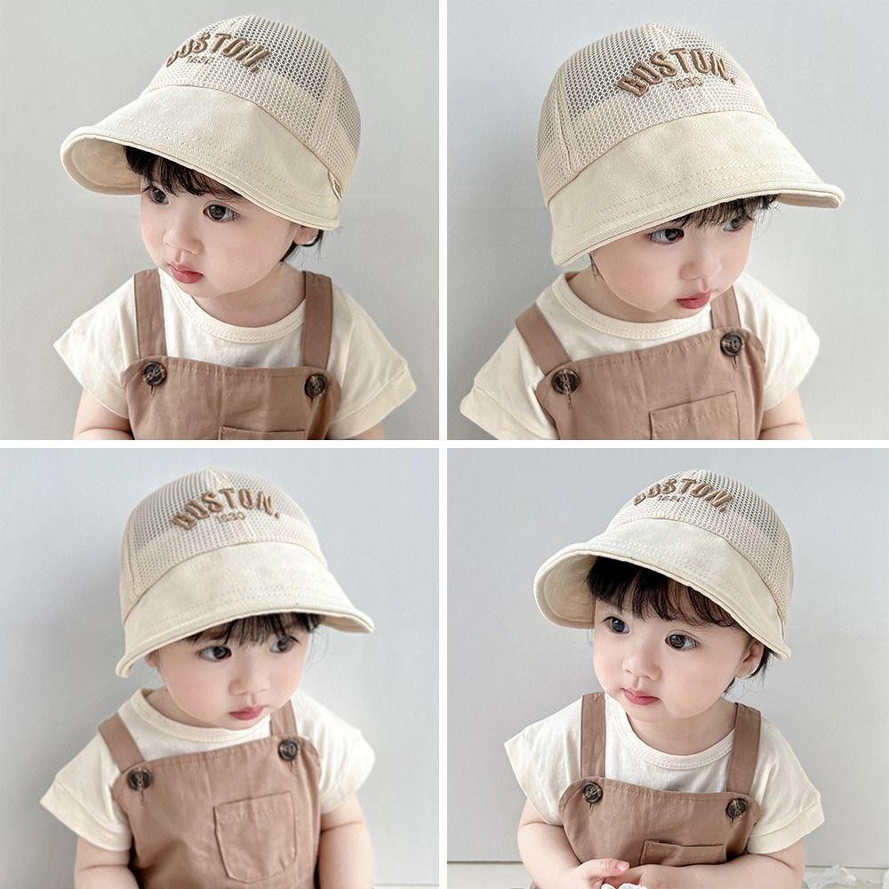 Mũ xô trẻ em EDIWANY, Mũ chống nắng hoạt hình chống tia cực tím, Mũ Nylon ngoài trời thoáng khí dễ thương Panama cho trẻ mới biết đi