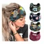 Băng Đô ESSENCEH, Vintage Nút Thắt Rộng Nữ Đầu, Co Giãn Turban Mũ Bohemian Cực Lớn Thời Trang Yoga Tóc Cho Vũ Biker