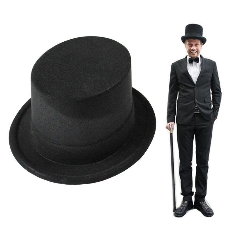 [CH] Dress Up Panama Hat Roll Trim Hat Unisex Roleplay Trang phục dự tiệc Mũ Fedoras