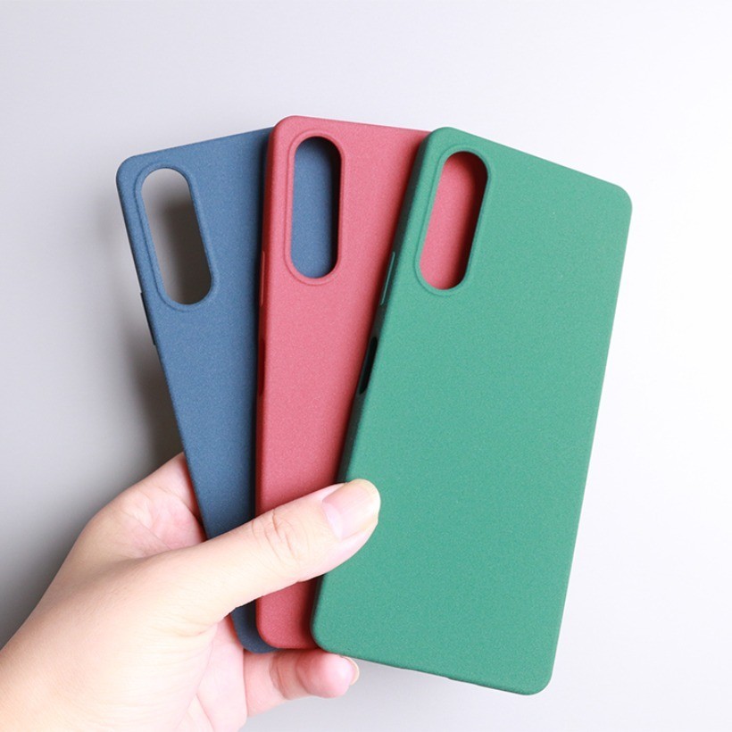 Dành Cho Sony Sony Xperia 1 V IV III Xperia 10 V IV II III Xperia 5 IV II III Chống Vân Tay Vỏ Cát Mềm Mờ Mỏng TPU Vỏ Điện Thoại