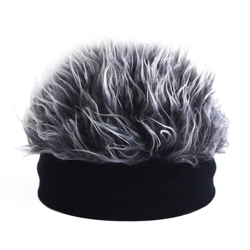 YMIFI Trẻ Em Tóc Giả Mũ, Co Giãn Ngộ nghĩnh Beanies Mũ, Thời Trang Cá Tính Dệt Kim Tóc Mát Tích Hợp Mũ Bé Trai Bé Gái