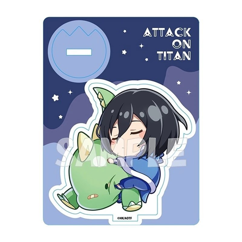 Mô hình Standee Attack on Titan Erwin Hange LEvi Eren Army Mikasa Jean Sasha 9 Phụ kiện trang trí để bàn góc học tập