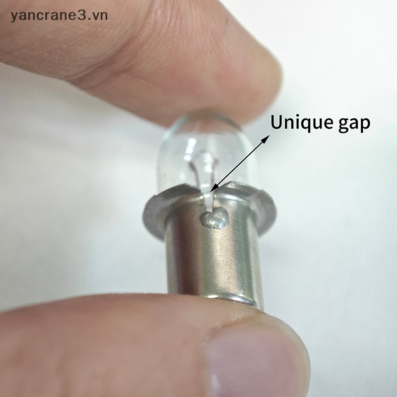 Bóng đèn thay thế đế P13.5S 2.4V–7.2V cho đèn pin/đèn làm việc, dòng 0.4A–0.75A