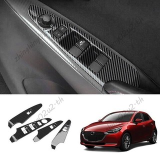 Cửa Sổ Ô Tô Kính Nâng Công Tắc Bảng Cửa Sổ Nâng Công Tắc Trang Trí Cho Xe Mazda 2 2019-2021 RHD