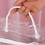Túi đựng gối MARGREDY, Hộp đựng chăn PVC có thể gập lại, Túi đóng gói chăn chống thấm nước trong suốt chống bụi bền bỉ