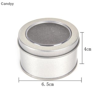 Ndy Bạc Tròn Kim Loại Trang Sức Hộp Đồng Hồ Hiển Thị Hộp Đựng Đồng Hồ 6.5 * 4cm N