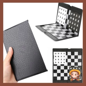 Li Pocket Gấp Từ Bộ Cờ Vua Quốc Tế Ban Checkers Máy Bay Du Lịch