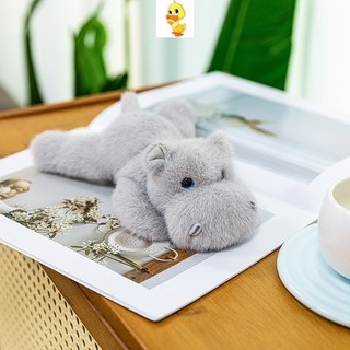 PLUS Palm Treasure Series Hippopotamus Đồ chơi sang trọng Hippopotamus Đồ chơi sang trọng Mềm mại Đồ chơi sáng tạo sang trọng Trang trí phòng khách Trang trí phòng ngủ Gối Sofa Quà tặng cho trẻ em