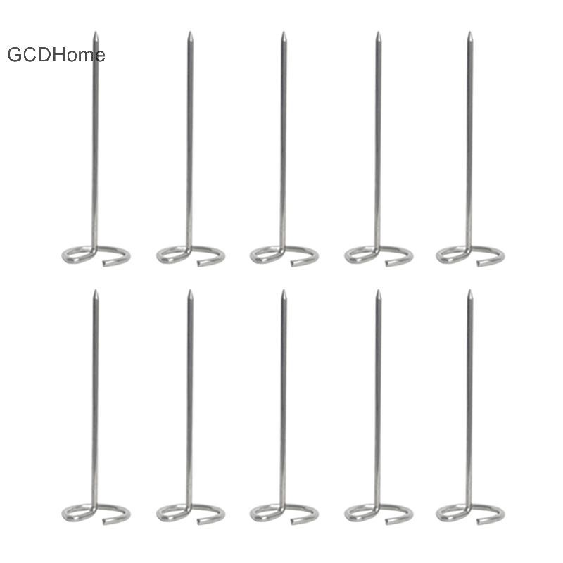 Gcdhome 10 Chiếc Nồi Chiên Không Khí Lò Nướng Dọc Xiên Nướng Phụ Kiện Đa Năng Thực Phẩm Thép Không Gỉ 304 Kim Nướng Đặc Biệt HOT