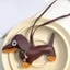 Pealike Phong Cách Dachshund Móc Khóa Quyến Rũ Chắc Chắn Da PU Móc Khóa Mặt Dây Chuyền Phụ Kiện Cho Túi Và Chìa Khóa Lựa Chọn