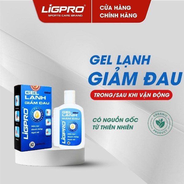 Combo Gel nóng - lạnh LIGPRO 100ml Gel xoa bóp từ thảo dược thiên nhiên Y học cổ truyền thethaochinhhang