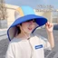 Mũ đi biển vành rộng ROLY, Mũ chống nắng chống tia cực tím cho bé, Polyester có dây đeo Mũ xô thoáng khí cho bé trai bé gái
