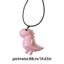 BTF Đáng Yêu Khủng Long Mặt Dây Chuyền Vòng Cổ Dây Dài Dây Xích Neckchain Phụ Kiện Thời Trang