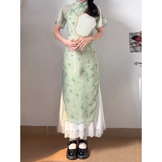 Váy Dài 50-90cm Váy Size Lớn Nữ Cao Cấp Bên Trong Petticoat Váy Dài Màu Trắng Phiên Bản Cực Dài Mới Sườn Xám Trung Quốc Dày Mỏng Phù Hợp Với Tính Khí Nhẹ Nhàng Retro Phong Cách Quốc Gia Đầm Ren Bên Trong