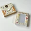 Album Thẻ BAMBOOB, Chất Kết Dính Photocard Nơ Tình Yêu Mini 3 Inch, Pudding puppy PVC Với 16 Trang Nội Bộ Thẻ Thần Tượng Thu Thập Sách