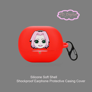 Dành Cho SoundPEATS Air 6 HS Tai Nghe Bảo Vệ Anime Naruto Silicon Chống Sốc Vỏ Mềm Chống Trầy Xước Tai Nghe Túi Bảo Quản Có Móc