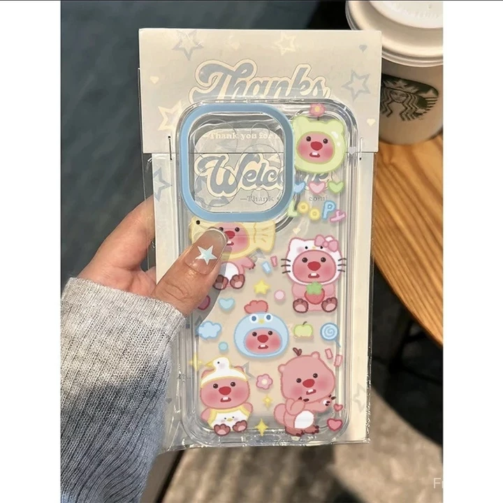 ốp lưng iPhone 15 Pro Max 2023 Taiyaki Little Beaver ốp lưng iPhone 14 Pro Max mềm chống sốc ốp điện thoại iPhone 13 Pro ốp lưng iPhone 12 11 ốp lưng – 3