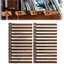 SHUPUN Vinyl Record Dividers, Vui Dấu Trang Ghi Nhớ Kẹp Giấy Đọc Sách Dấu Hiệu, Sáng Tạo A-Z Bảng Chữ Cái Phụ Kiện Sách Bằng Gỗ Bộ Chia Hồ Sơ Văn Phòng Trường Học