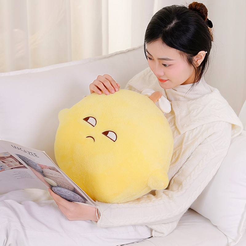 Rytanda Gối chanh Dễ Thương Chanh Sang Trọng Đồ Chơi Gối Hoạt Hình Mới Búp Bê Chanh Vàng Nhồi Bông Sang Trọng Đồ Chơi Siêu Mềm Dễ Thương Bé Gái Bé Trai Quà Tặng Sinh Nhật Lễ Tình Nhân Quà Tặng Trang Trí Văn Phòng Tại Nhà